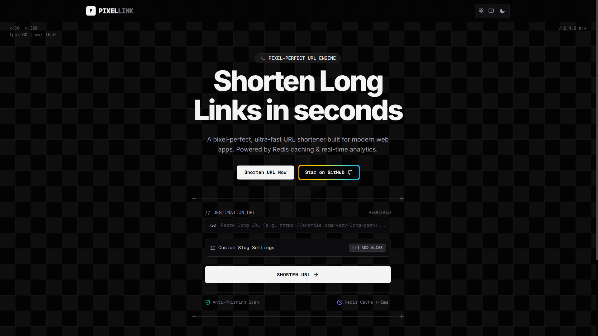 PixelLink screenshot